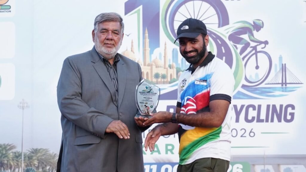 SSGC tops the gold medal standings as the 10th National Road Cycling Championship concludes at Bahria Town Karachi.